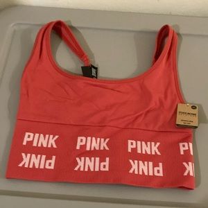 Pink Victoria “s Secret Sports bra top